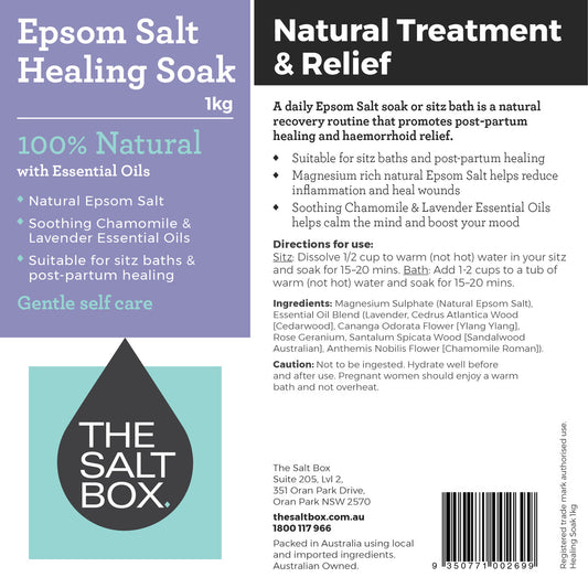 Epsom Healing Soak Bath Salts