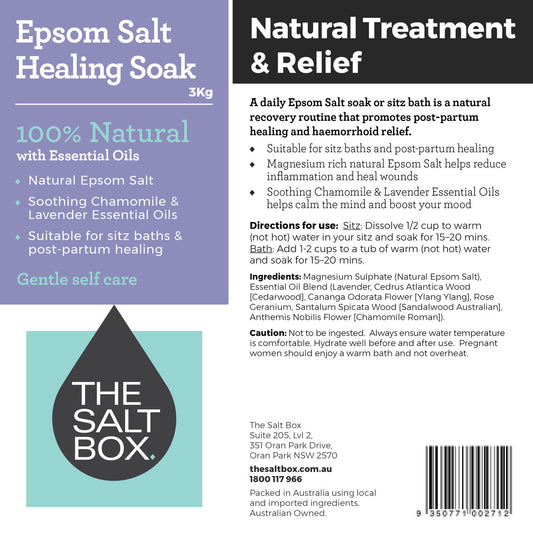 The Salt Box Healing Soak