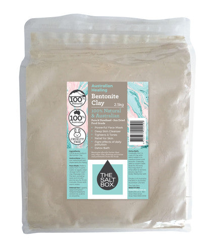 Australian Bentonite Clay Food Grade 2.5kg